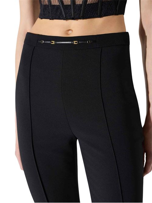 Pantaloni in crêpe stretch Elisabetta Franchi | PA19766E2110